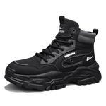 Ботинки Мартин мужские Warrior Short черные, черно-серые - фото 4