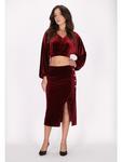 Юбка faina, цвет weinrot - фото 2