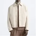 Куртка мужская белая Zara, белый - фото 3