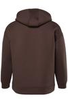 Худи с капюшоном на молнии STHUGE, Dark brown - фото 3
