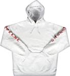 Толстовка Supreme Gradient Sleeve Hooded Sweatshirt 'Ash Grey', серый - фото 2