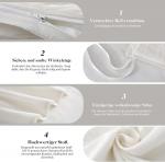 Комплект наволочек Soulful, 2 предмета, 80x80 см, молочно-белый - фото 3