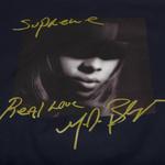 Футболка Supreme Mary J. Blige T-Shirt 'Navy', синий - фото 3