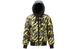 Moose Knuckles Камуфляжная куртка-бомбер с капюшоном, Yellow - фото