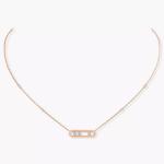 Колье Messika Baby Move, розовое золото/бриллианты - фото