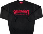 Свитер Supreme x Thrasher Sweater 'Black', черный - фото