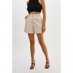 Марлен | Кожаные шорты Lamarque, Bone - фото 2