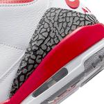 Кроссовки Nike Air Jordan 3 Retro, красный/серый/белый - фото 8