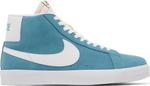 Кроссовки Nike Zoom Blazer Mid SB 'Cerulean', синий - фото 2