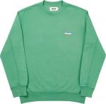 Толстовка Palace Basically A Crew 'Washed Green', зеленый - фото