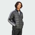 Куртка Adidas Essentials Three Stripes Light Down Jacket, черный - фото 4