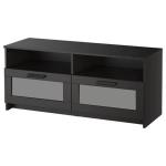 Тумба под телевизор Ikea, 120x41x53 см, Brimnes, черный - фото