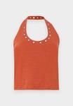 Топ Weekday VERA HALTER EYELET , Rust/Orange - фото 5