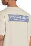 Футболка Vineyard Vines Classic Logo Box Short Sleeve Tee, Stone - фото 4