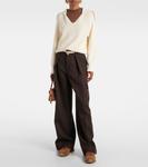 Замшевые кеды T-Vintage Tod's, Sepia - фото 3