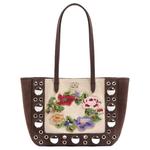 Valentino Льняная сумка шоппер - фото