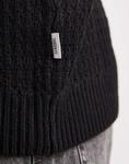 Текстурированный джемпер JJ Rebel черного цвета - фото 5