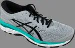 Лимитированные кроссовки wmns gel kayano 24 'grey black atlantis' Asics, синий - фото 2