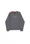 Толстовка Alpha Industries MIDDLE LOGO, Greyblack/Anthracite - фото 4