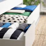 Ящик прикроватной тумбочки VIHALS IKEA, 200 см, белый - фото 9