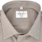 Рубашка MARVELIS Modern Fit Business, коричневый - фото 2