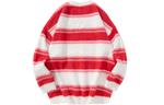 Свитер унисекс GOLFCROSS, красно-белый в полоску - фото 5