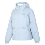 Пуховик женский синий Adidas - фото