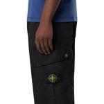 Карго штаны Compass badge STONE ISLAND, черный - фото 4