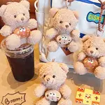 Плюшевый брелок Cookie Bear A little tide to play, темно-коричневый - фото 5