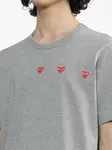 Футболка Triple Hearts Comme Des Garçons Play, серый - фото 6