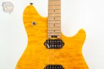 EVH Wolfgang Standard QM Прозрачный Янтарь - фото 3