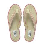 Пляжные шлепанцы бразильские женские цвета фуксии на каучуковой подошве BRASILERAS, фуксия / фуксия - фото 4