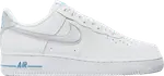 Кроссовки Nike Air Force 1 '07 'White Laser Blue', белый - фото 2