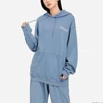 LiNing Унисекс-худи синего цвета - фото 5