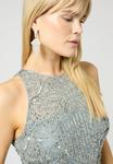 Платье EMBELLISHED SEQUINS BEAUUT, серый - фото 4