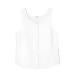 Майка Caricia с пуговицами Sferra, белый - фото