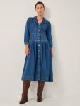 Платье-рубашка Tasmin из денима Monsoon, Blue - фото