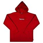 Толстовка Supreme Box Logo Hooded, красный - фото 2