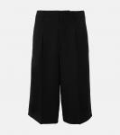 Шорты-бермуды Ami Paris, черный - фото