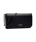 Сумка через плечо Kate Spade кожаная, черный - фото 4