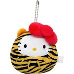 Плюшевый брелок hello kitty с трубкой Sanrio - фото