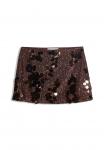 Юбка Bershka SEQUINNED , Dark Brown - фото 3