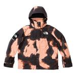 Куртка x the north face bleached denim print mountain jacket 'beige black' Supreme, бежевый - фото