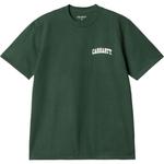 Футболка University Script Carhartt WIP, зеленый - фото