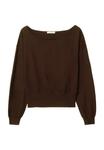 Джемпер Stradivarius Jumper, Dark Brown - фото 6