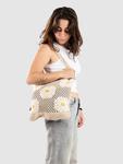 Сумка Blue Tomato Crochet Handtasche, dark beige w daisy - фото 2