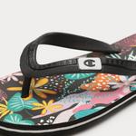 Сланцы Champion Big Classic с принтом, черный - фото 7