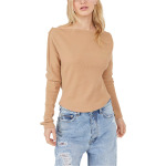 Топ Free People Fuji Thermal, цвет Pale Camel - фото 4