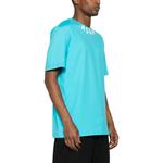 Футболка из хлопка с логотипом MSGM, синий - фото 6