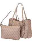 Сумка-шоппер GUESS BRENTON TOTE, Brown/Light brown - фото 3
